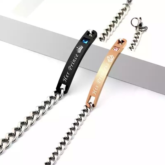 Princess & Prince Bracelet Set - Picture 2 of 6